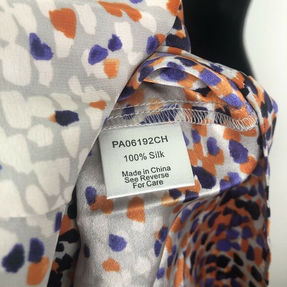 NEW PARKER Melrose Silk Dress Confetti Print  S - Picture 9 of 11